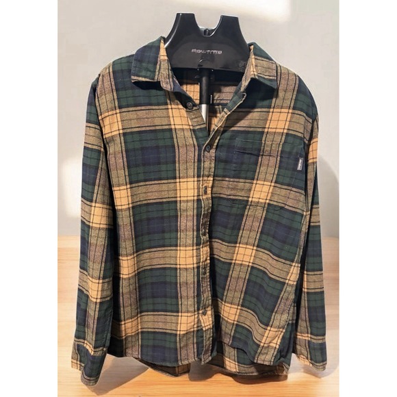 Eddie Bauer Other - Eddie Bauer Men's Bristol Flannel Long Sleeve - Brown Green Plaid - Outdoors XL